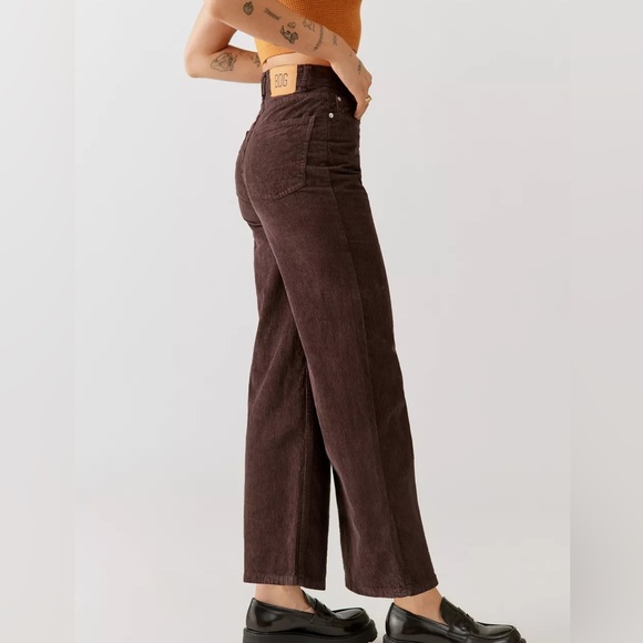 BDG high and wide corduroy pant in brown retro - Picture 3 of 12